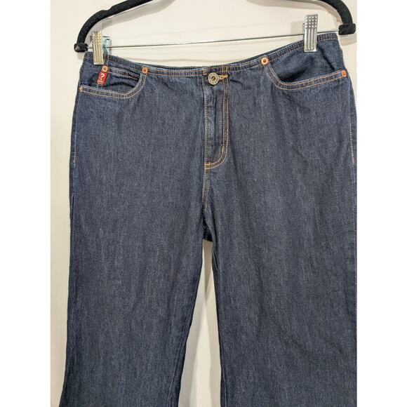 Vintage Y2K Guess USA Bootcut Jeans Style 13195 Size 31 Made in USA Side Slit - Picture 4 of 10